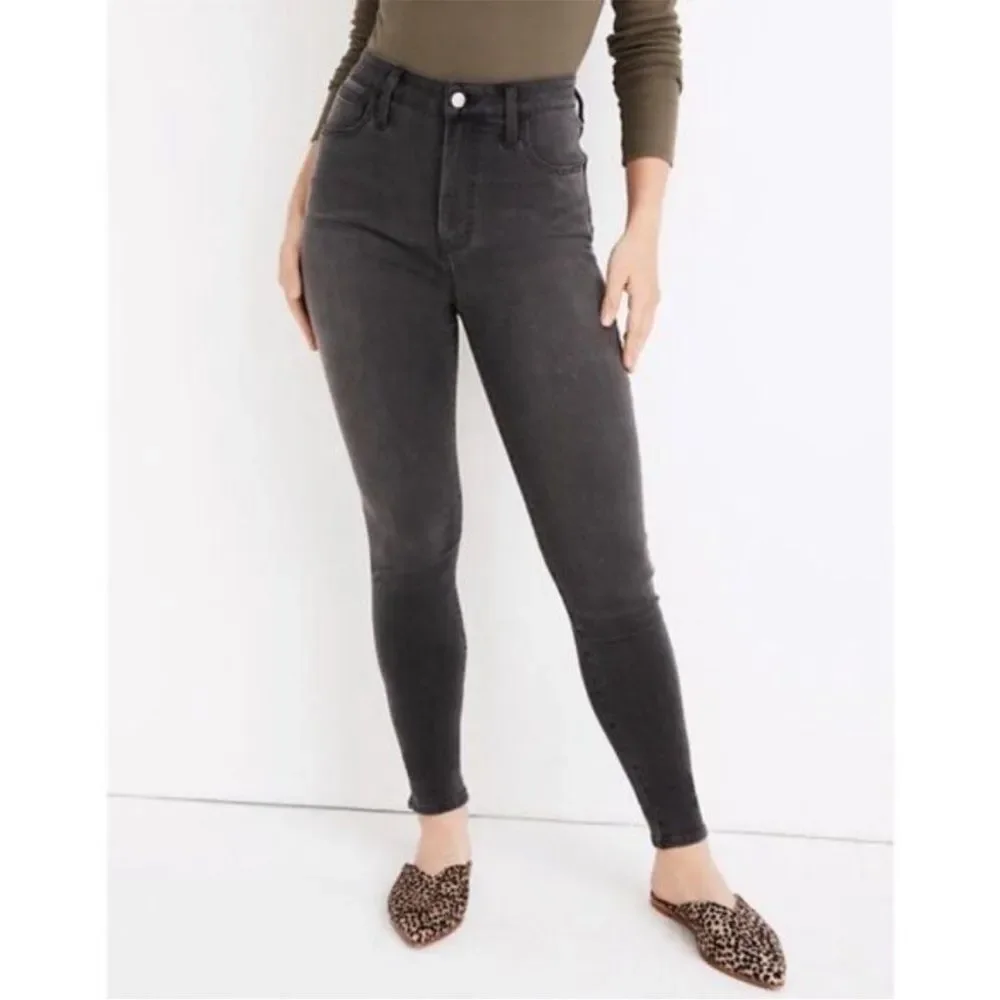 MADEWELL Roadtripper Black Denim Skinny Jeans Women's 31T